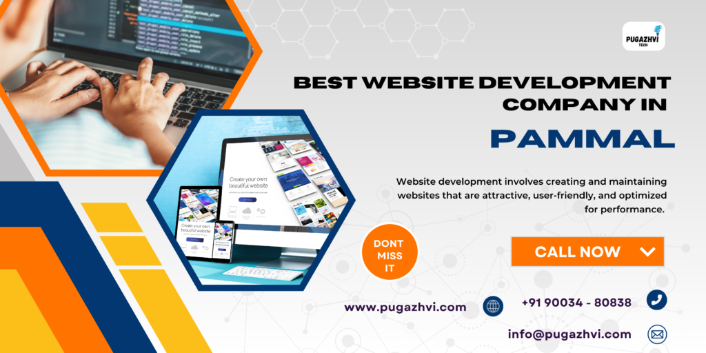 Best Website Development Company in Pammal – Pugazhvi Technology
